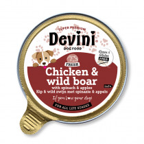 Devini dog chicken and wild boar 85 gram